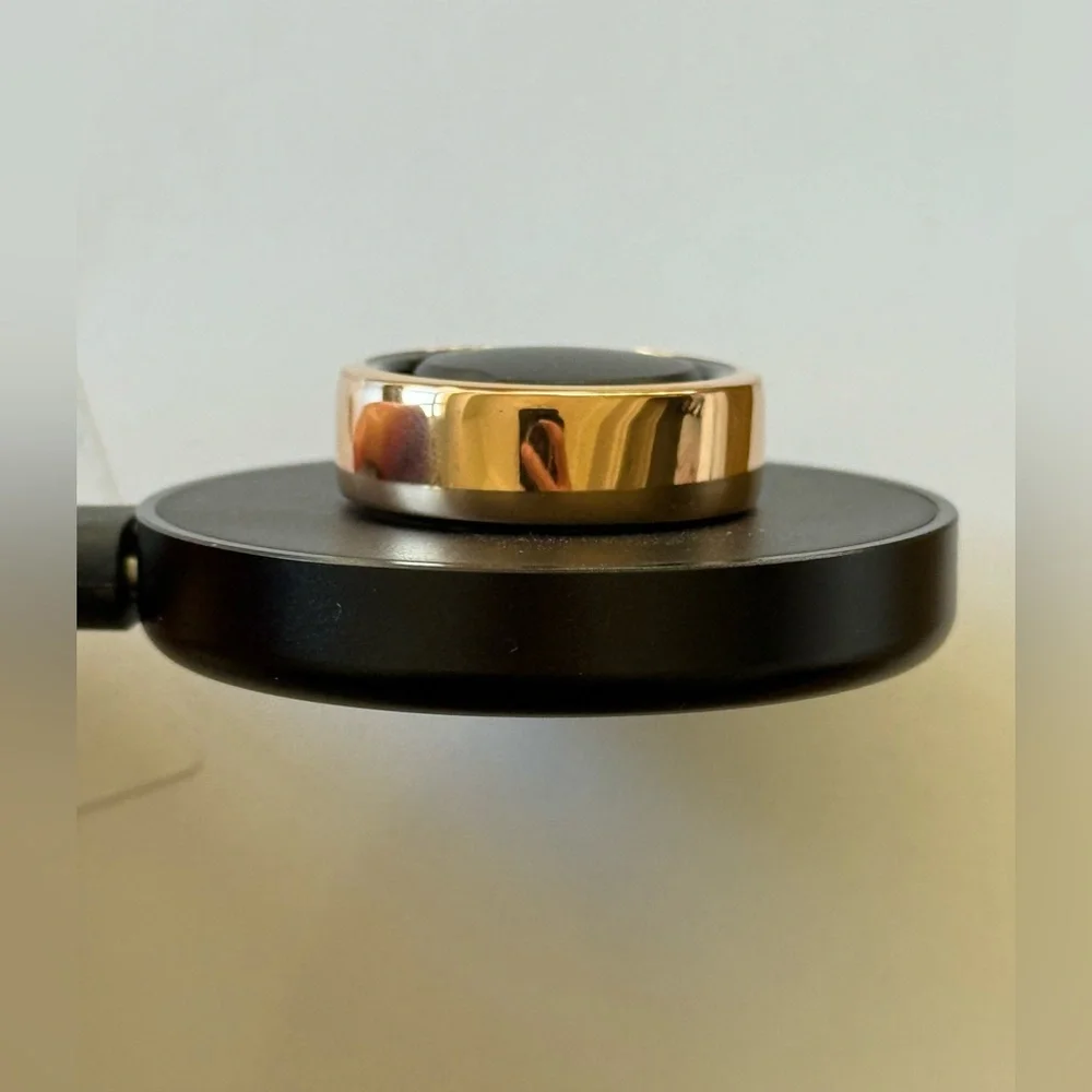 Oura Ring in Black and Gold